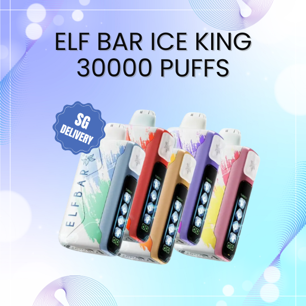 Elf Bar Ice King 30000 Puffs Disposable Vape Front View