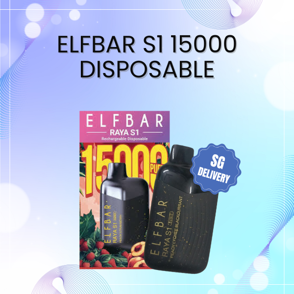 Elf Bar Raya S1 15000 Puffs Disposable Vape Pod with Smart Digital Screen