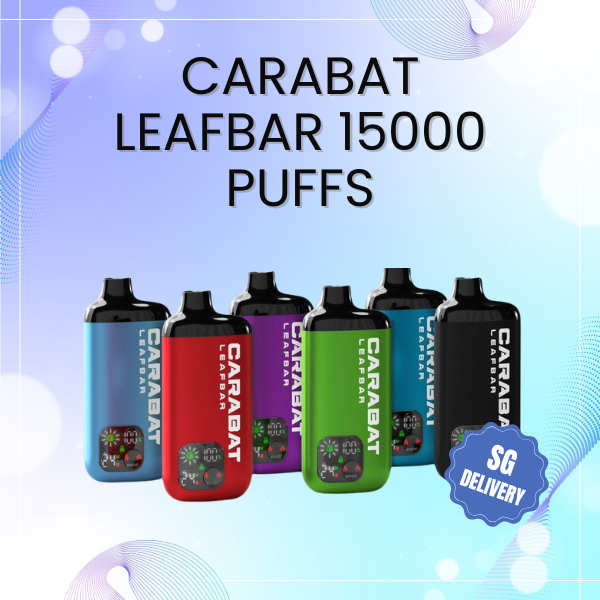 Carabat Leafbar 15000 Puffs disposable vape device with smart RGB screen  