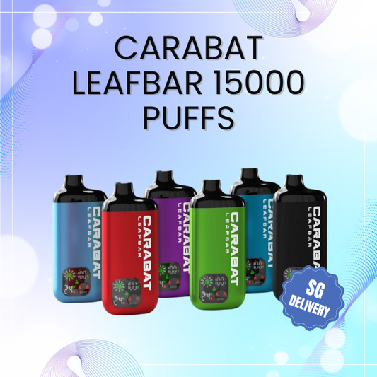 Carabat Leafbar 15000 Puffs disposable vape device with smart RGB screen  