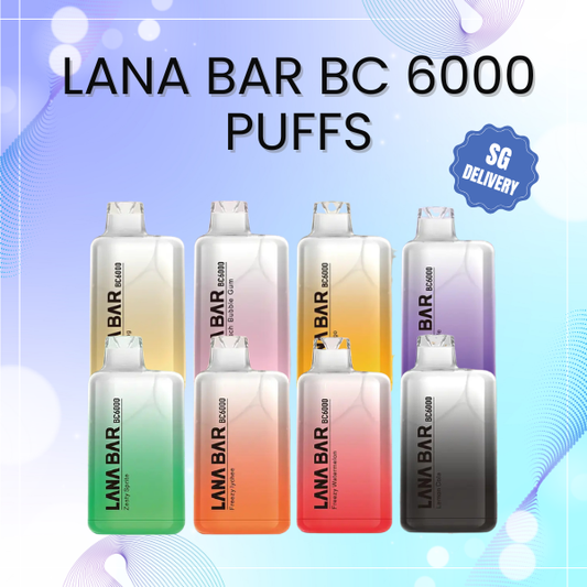 LANA Bar BC 6000 Puffs Rechargeable Disposable Vape Device
