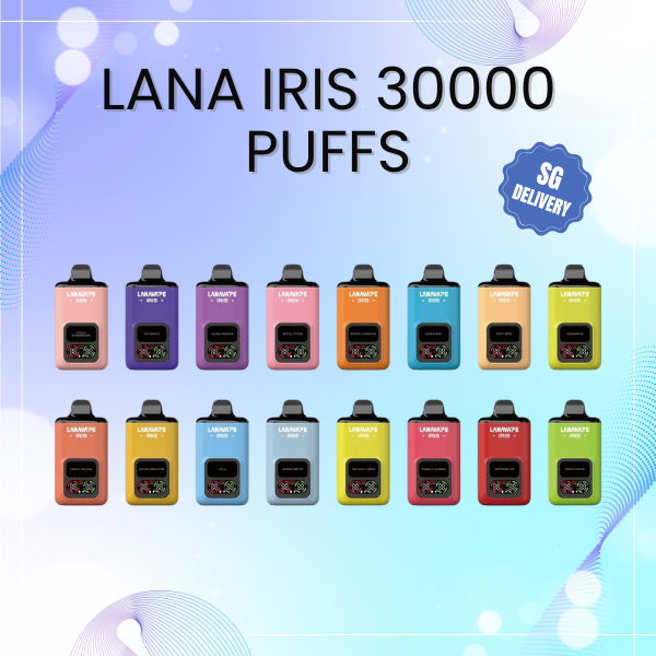Lana Iris 30000 Puffs Disposable Pod Device with Smart Screen