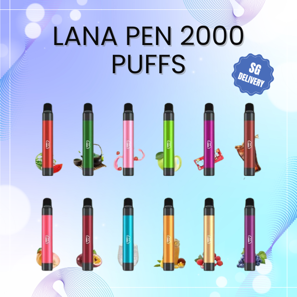 Lana Pen 2000 Puffs disposable vape pen in compact design  