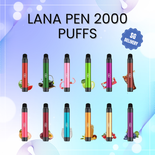 Lana Pen 2000 Puffs disposable vape pen in compact design  