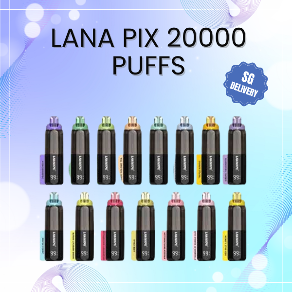 Lana Pix 20000 Puffs Disposable Vape Device with Foldable Mouthpiece