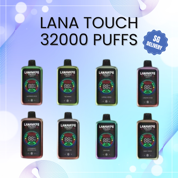 Lana Touch 32000 Puffs Disposable Vape Device with Smart Touch Screen