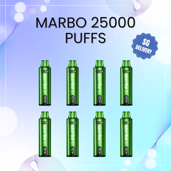 Marbo Bar 25000 Puffs Disposable Vape Device with Smart LED Screen