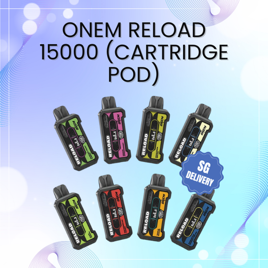 Onem Reload 15000 Cartridge Pod front view with flavor label