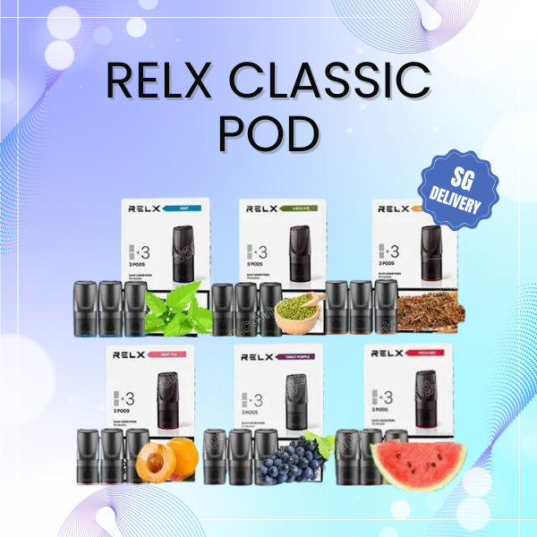 RELX Classic Pod Gen 1 ceramic coil replacement cartridge close up