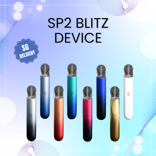 SP2 Blitz Pod Device sleek metallic rechargeable vape device