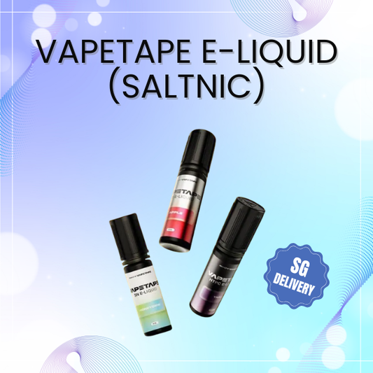 Vapetape Saltnic E-Liquid 15ml bottle showing authentic ASDF packaging