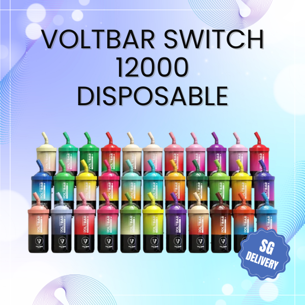 Voltbar Switch 12000 Puffs prefilled pod starter kit with rechargeable battery  